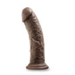 Dildo Triple Densidad Thick Dr. Skin 8 Chocolate