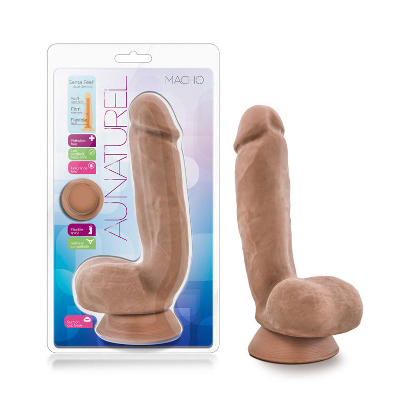 Dildo Doble Densidad Au Naturel Macho - Secret Spot